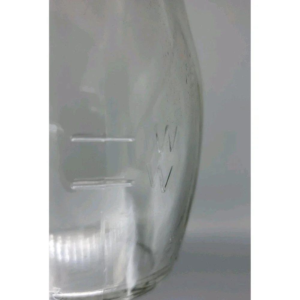 Good Seasons‎ Glass Cruet with Markings For Oil Vinegar Water and Top
